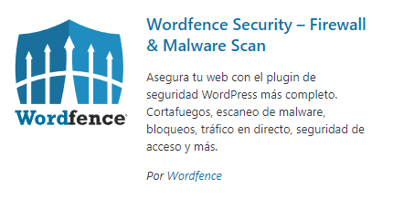 Wordfence Security - plugins de seguridad